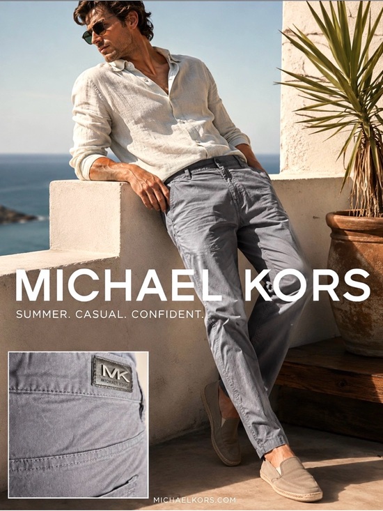 Michael Kors Other - MICHEAL KORS Lightweight Cotton Chambray Slacks